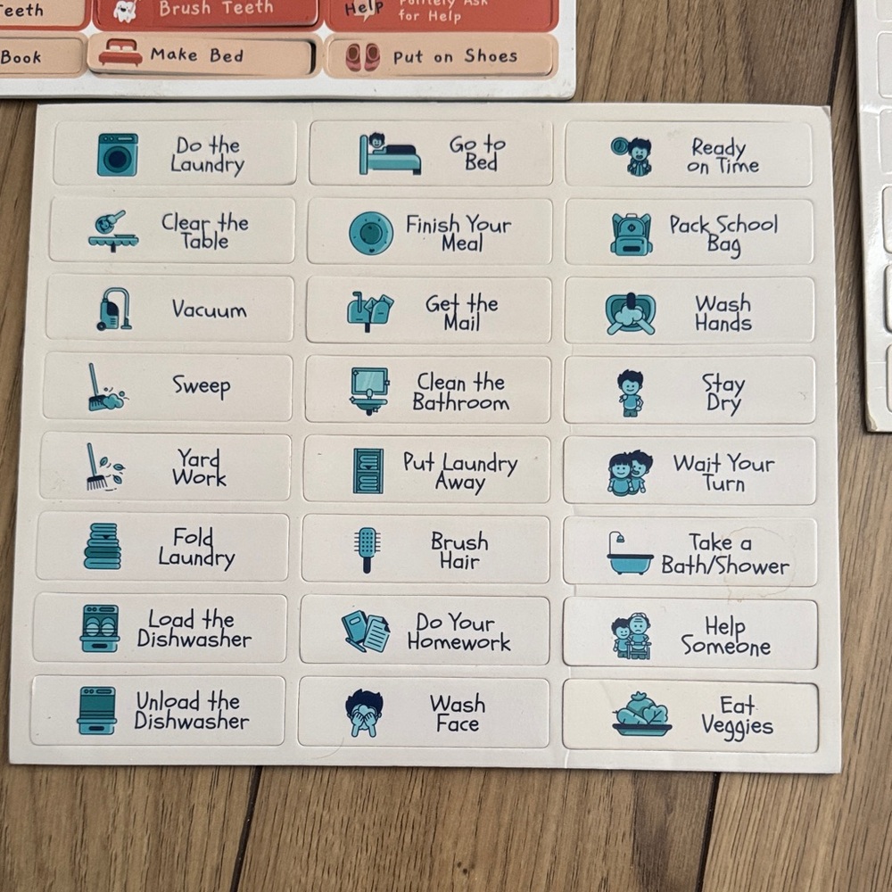 Magnetic Reward Behaviour Chart  Set with Colorful Icons - Picture 3 of 8